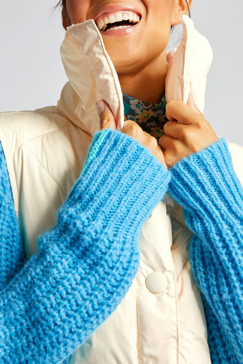quilted nylon vest