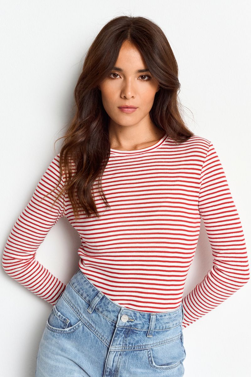 Organic Sparkle Longsleeve Striped