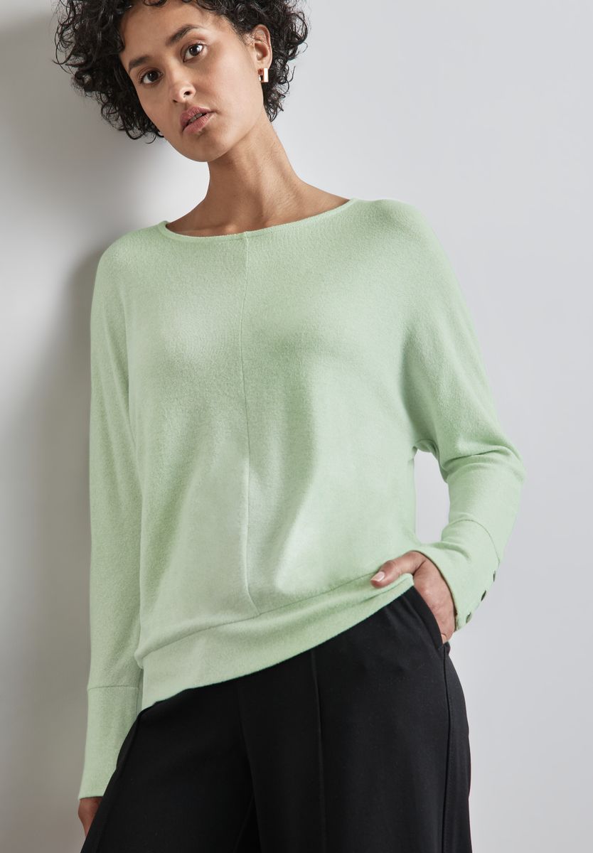 Shirt mit breiten Bündchen