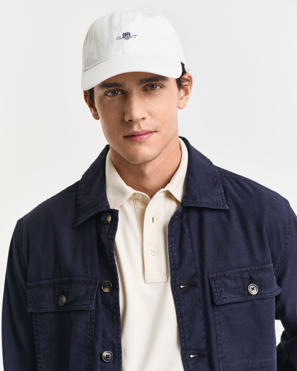 Shield Cap aus Baumwolltwill