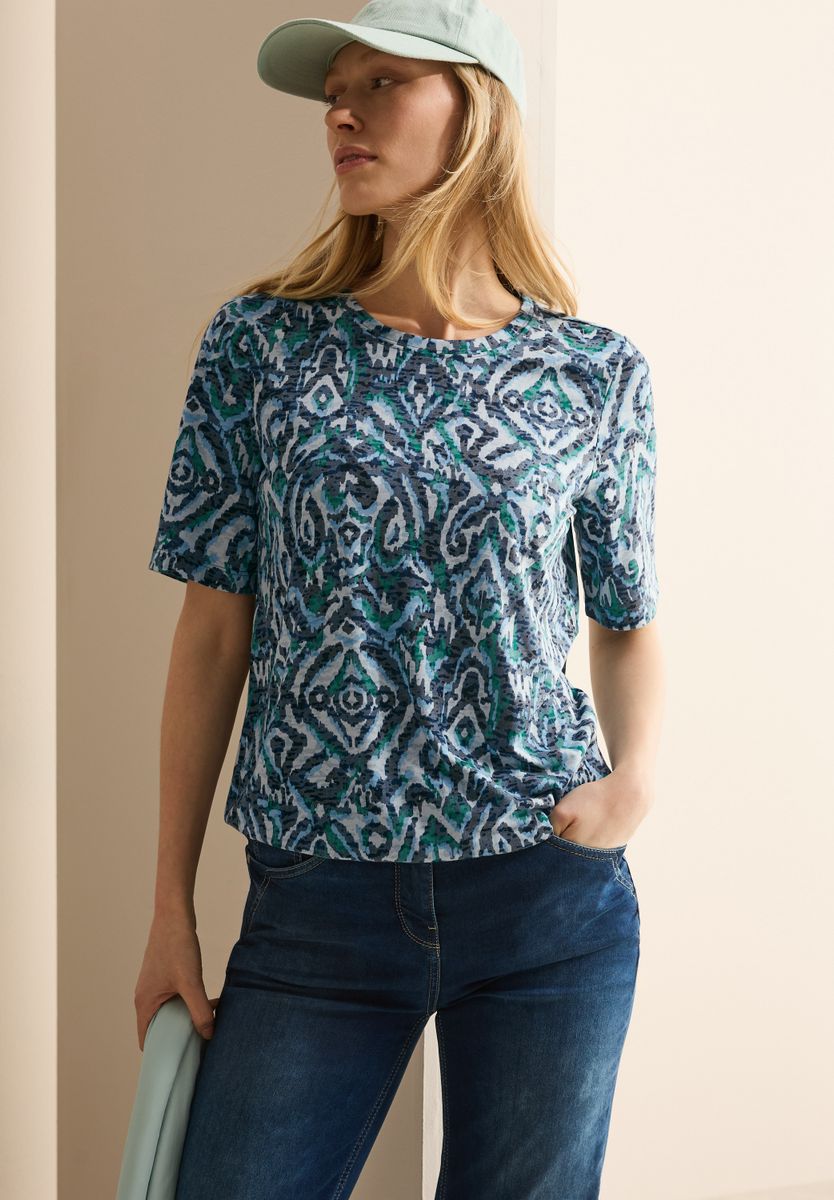 Shirt mit Ornamentmuster