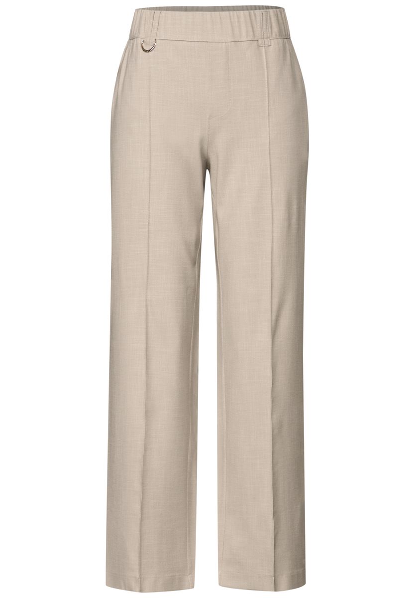 Straight Leg Melange-Hose