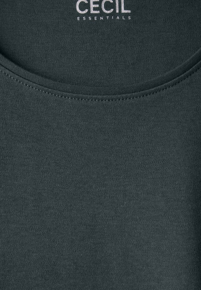 T-Shirt in Unifarbe