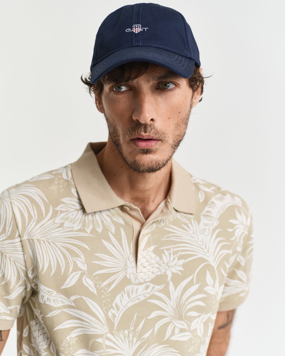 Tropical Print Poloshirt