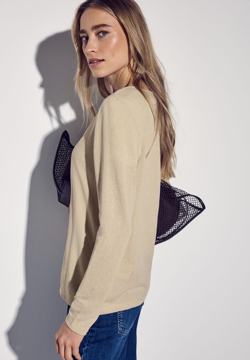 Strick-Look Jacke
