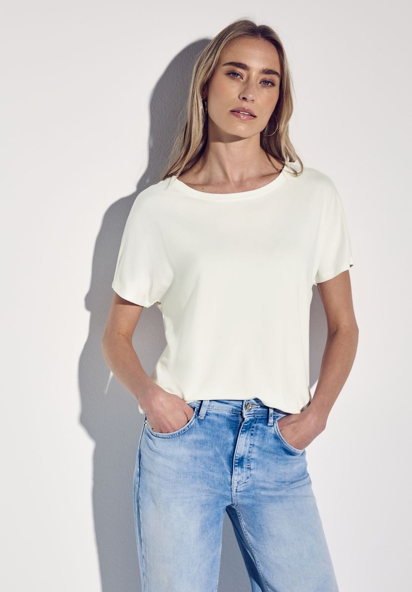 Shirt in Unifarbe