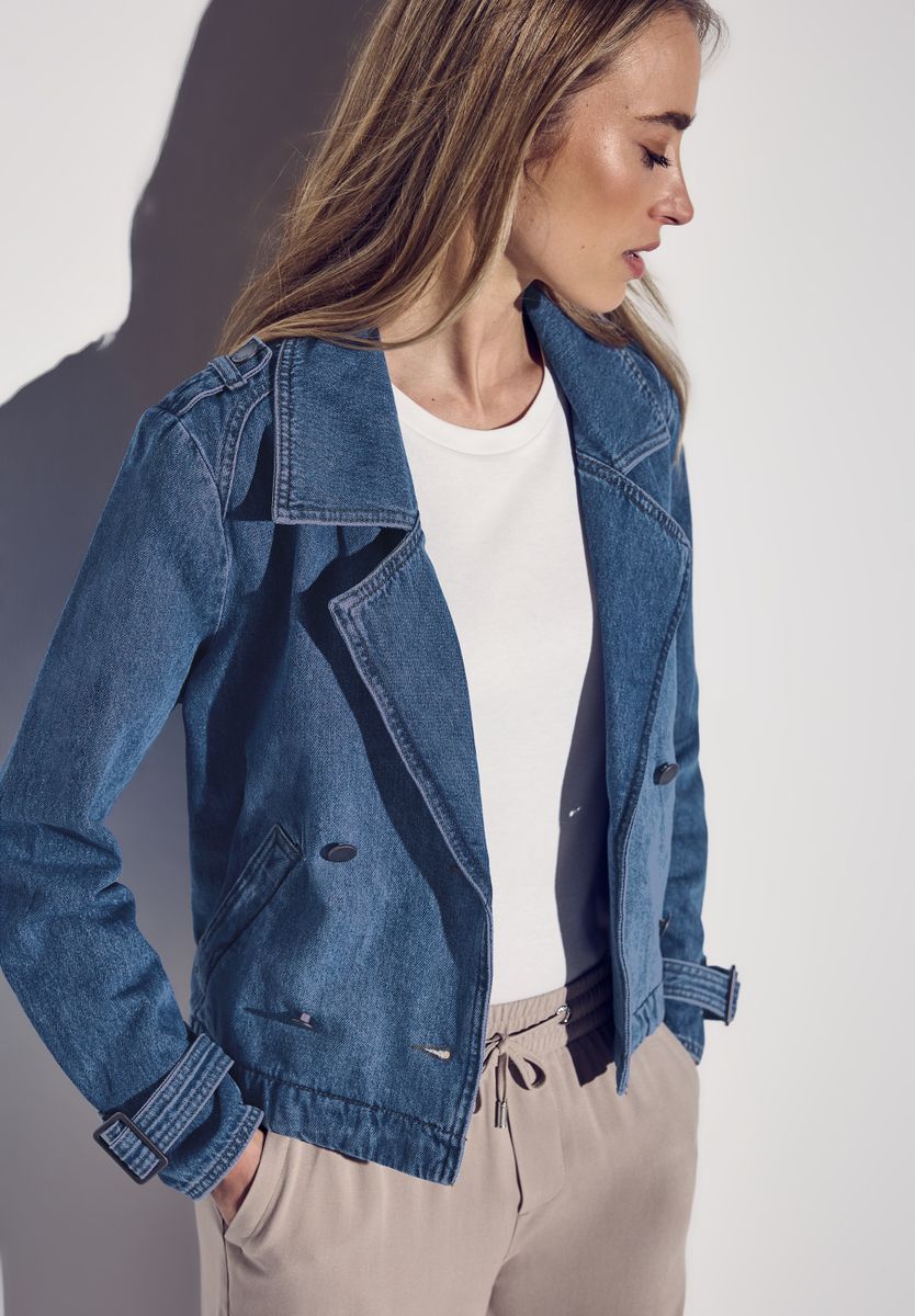 Kurze Jeansjacke