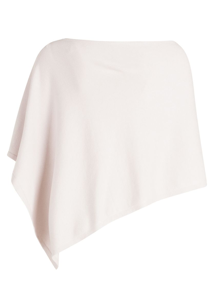 Strick-Poncho