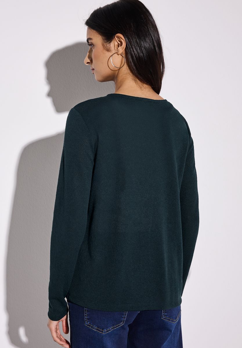 Strick-Look Jacke