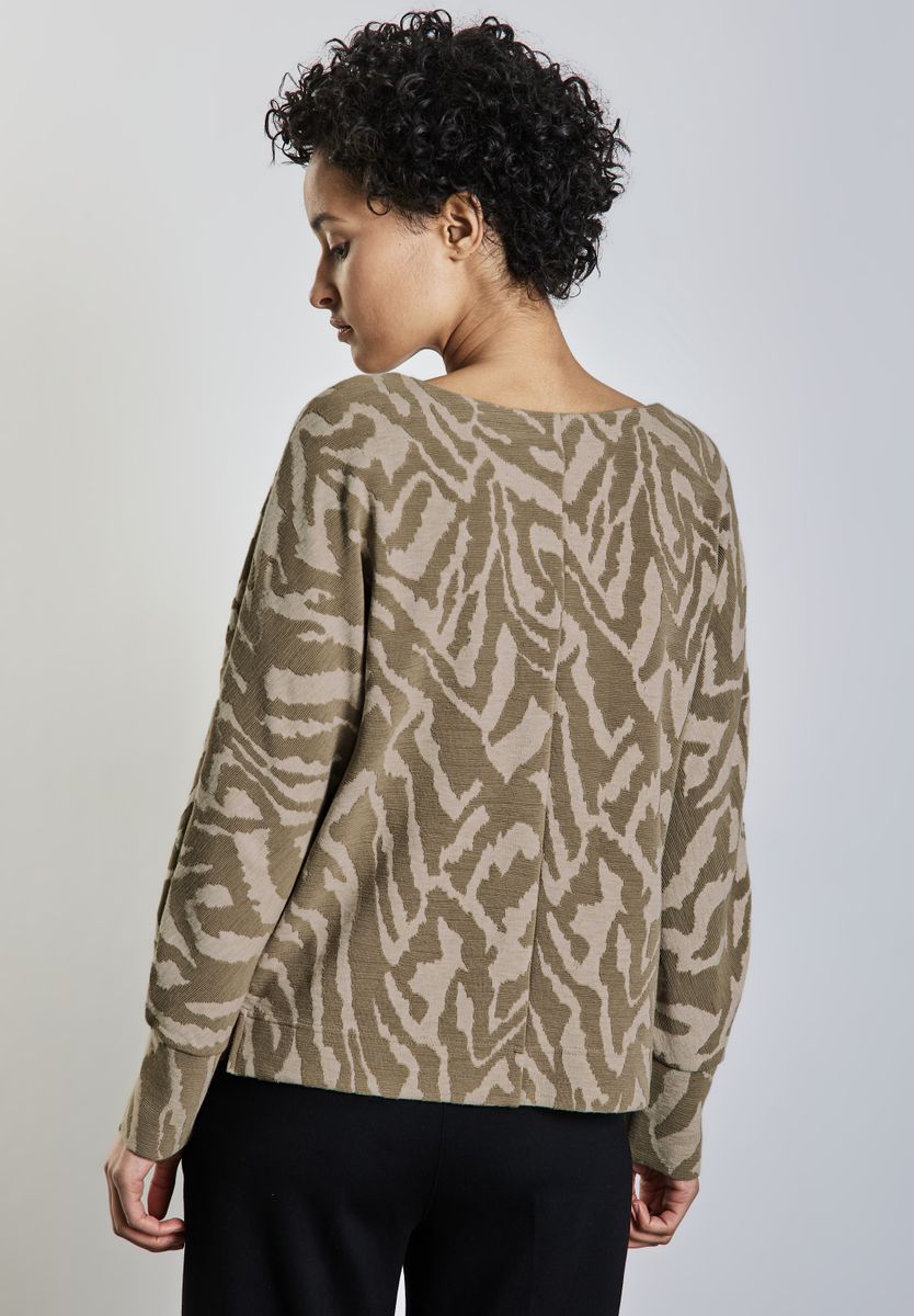 Two-Tone Jaquard Shirt