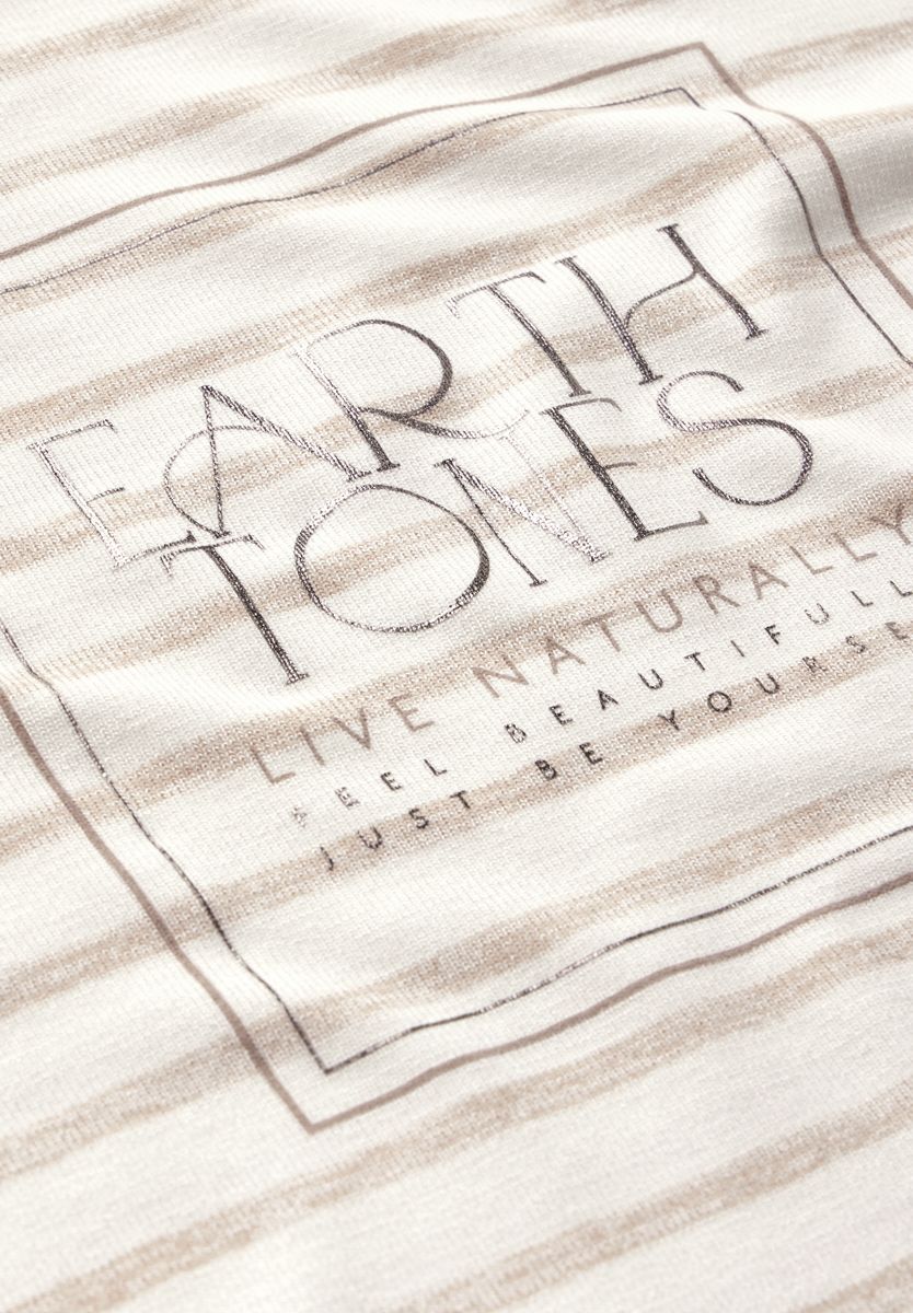 Folienprint Streifenshirt