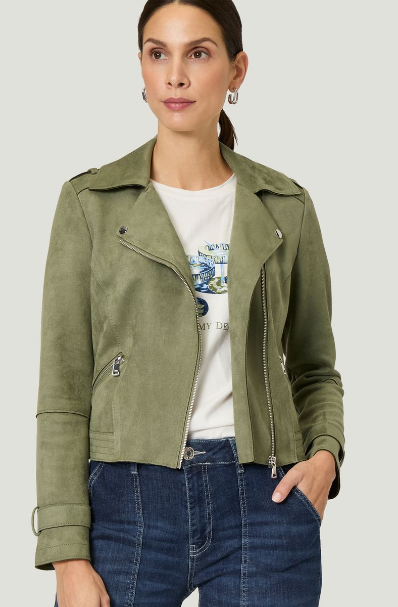 Velourslederjacke