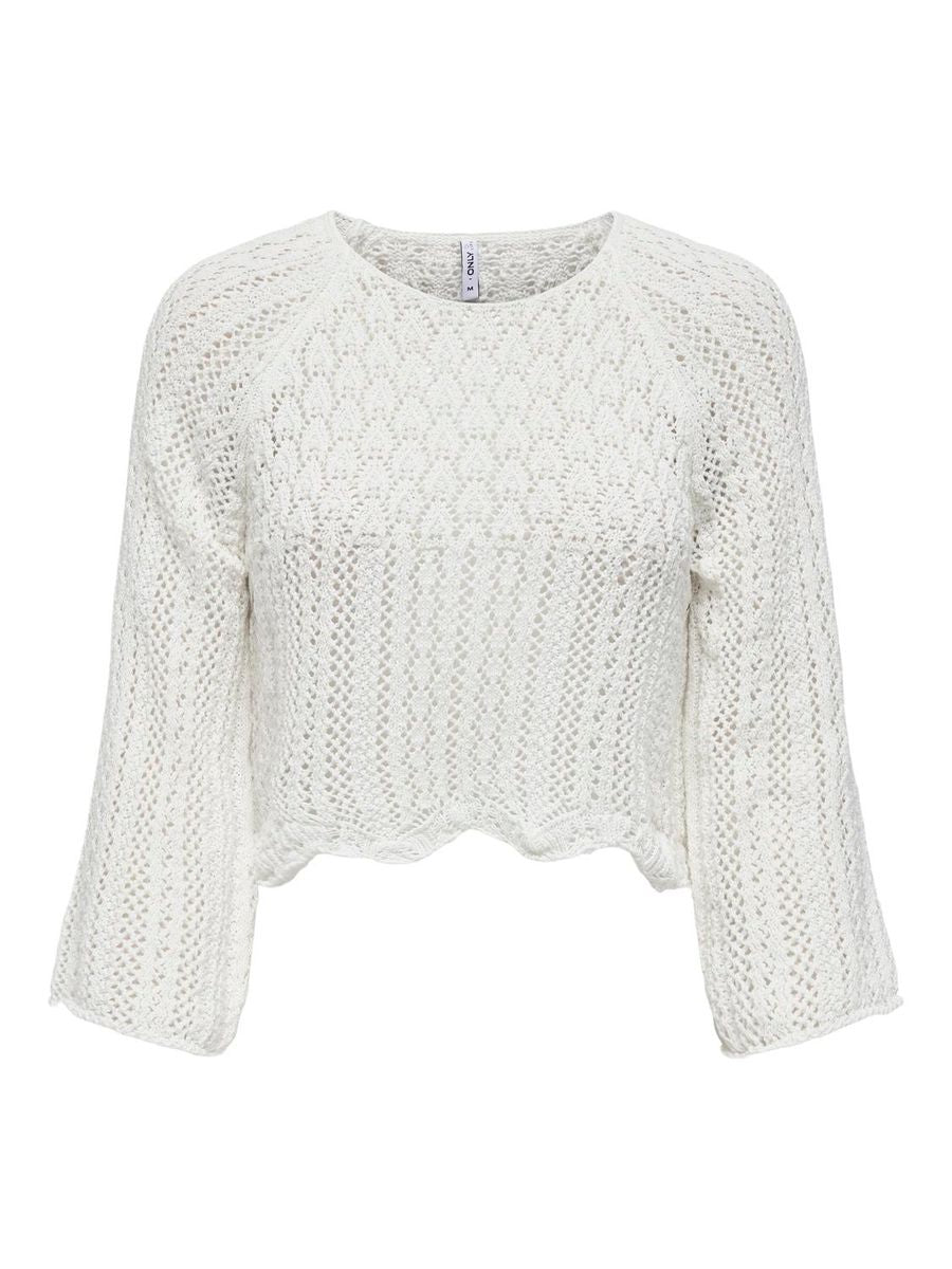 ONLNOLA LIFE  3/4 PULLOVER KNT NOOS