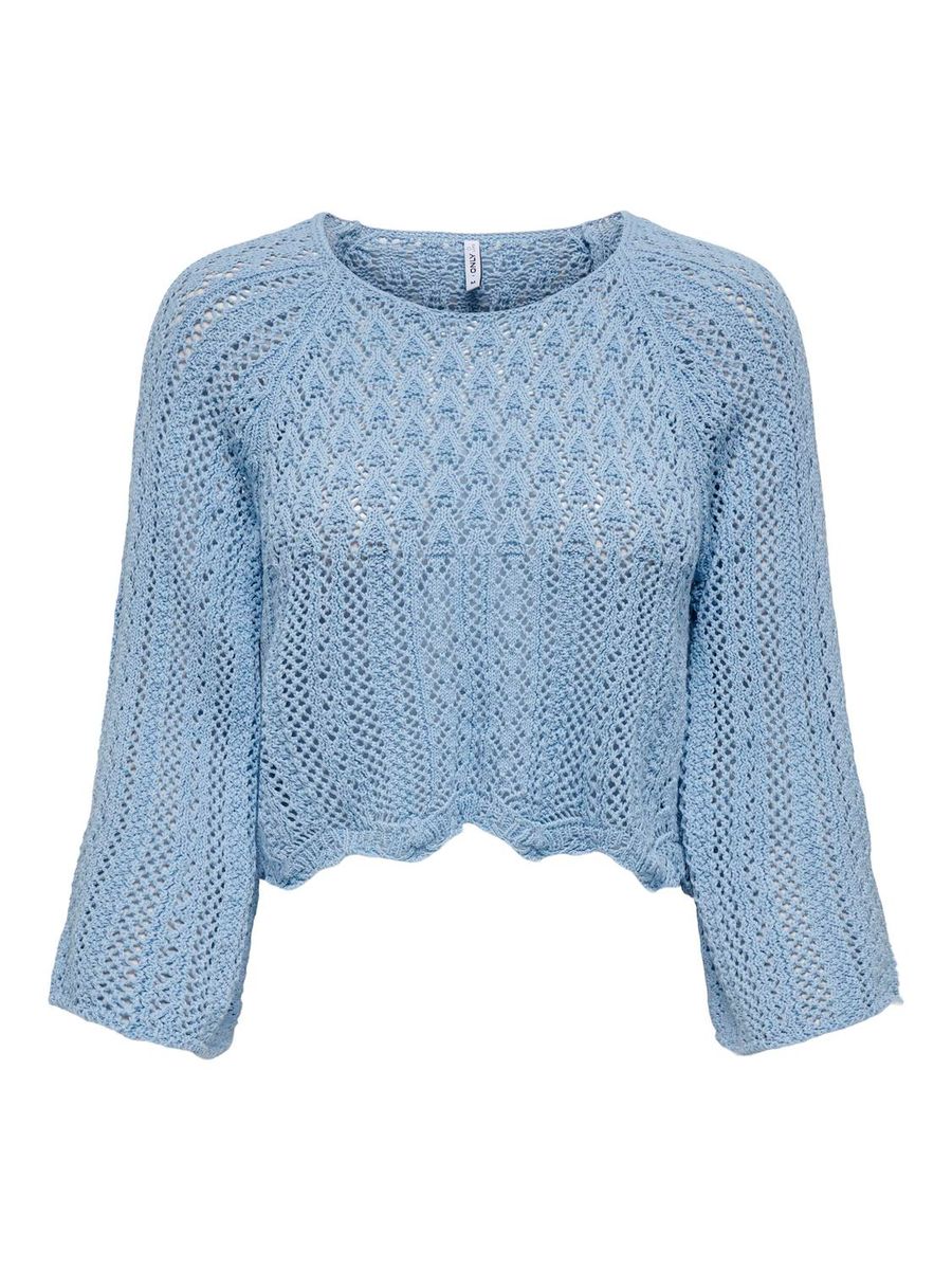ONLNOLA LIFE  3/4 PULLOVER KNT NOOS