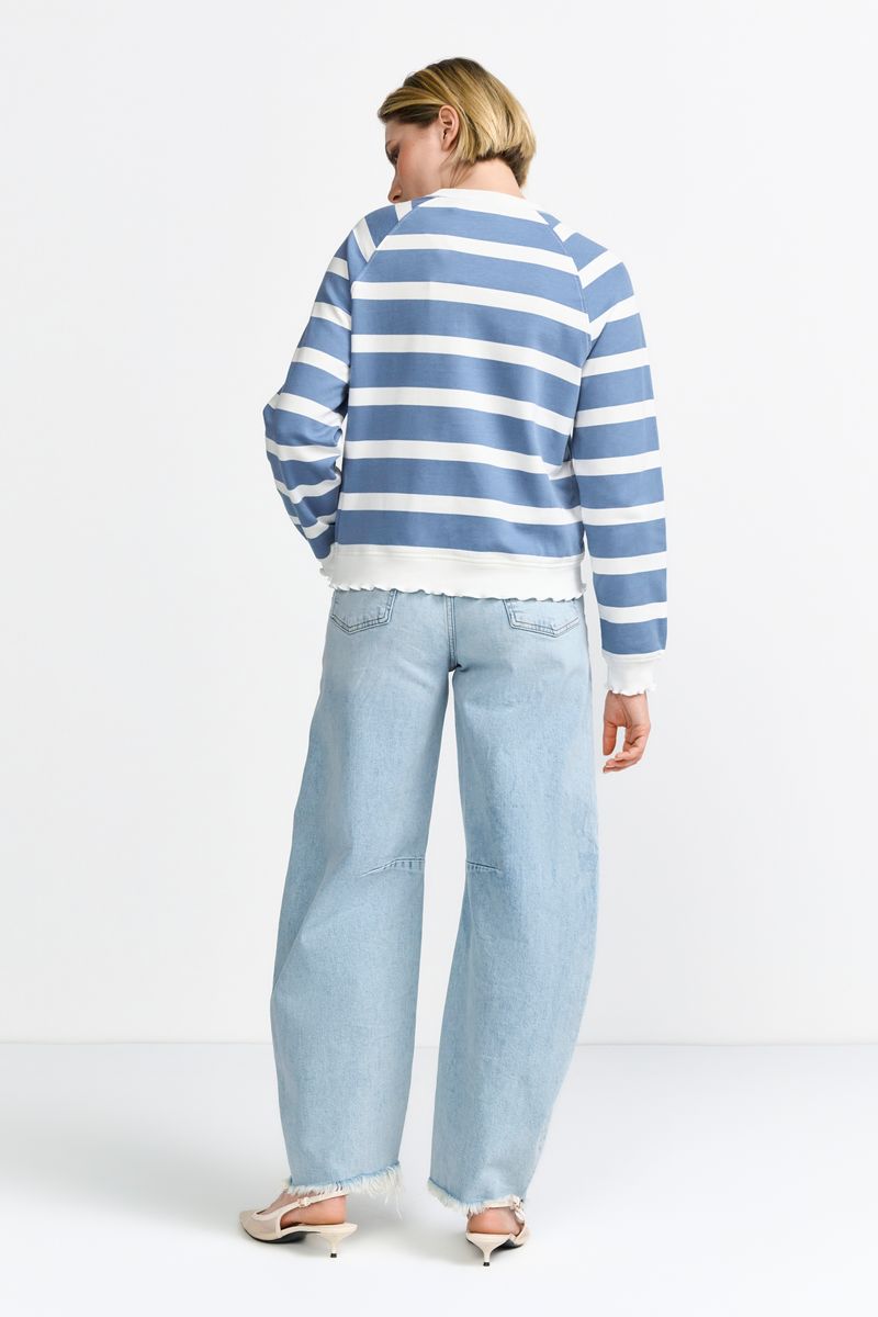 Striped Sweaty with Application Organic
