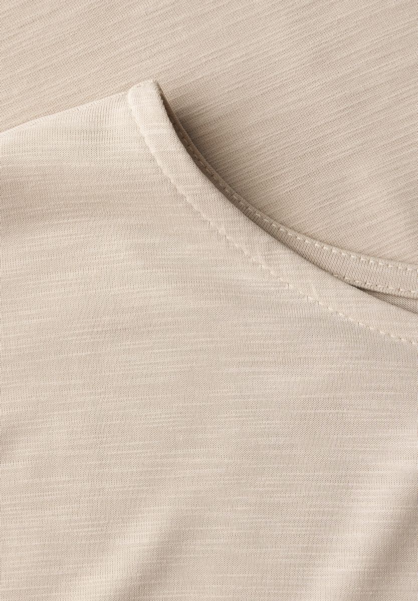 Silk-Look Shirt mit Wording