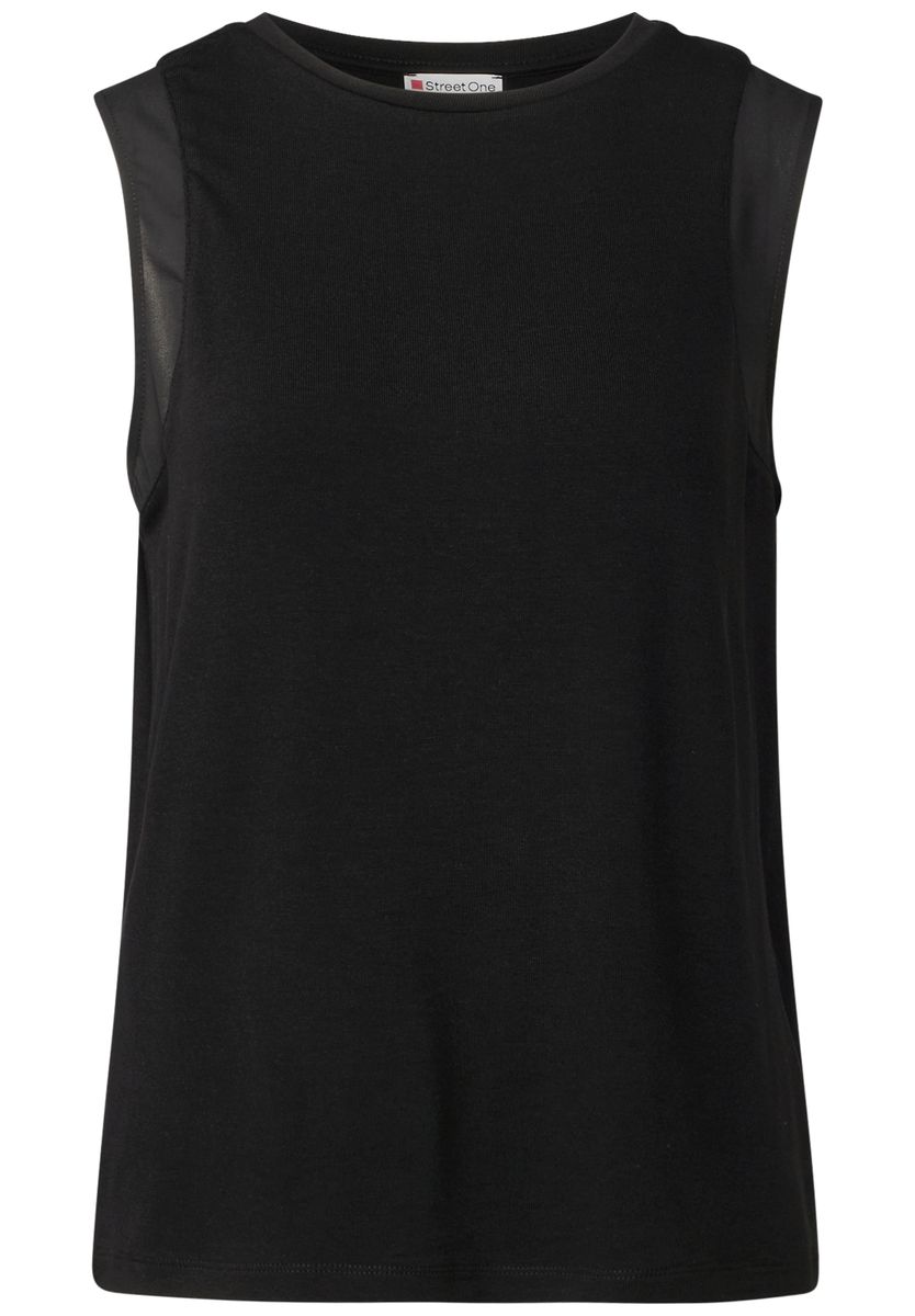 Top mit Chiffondetails