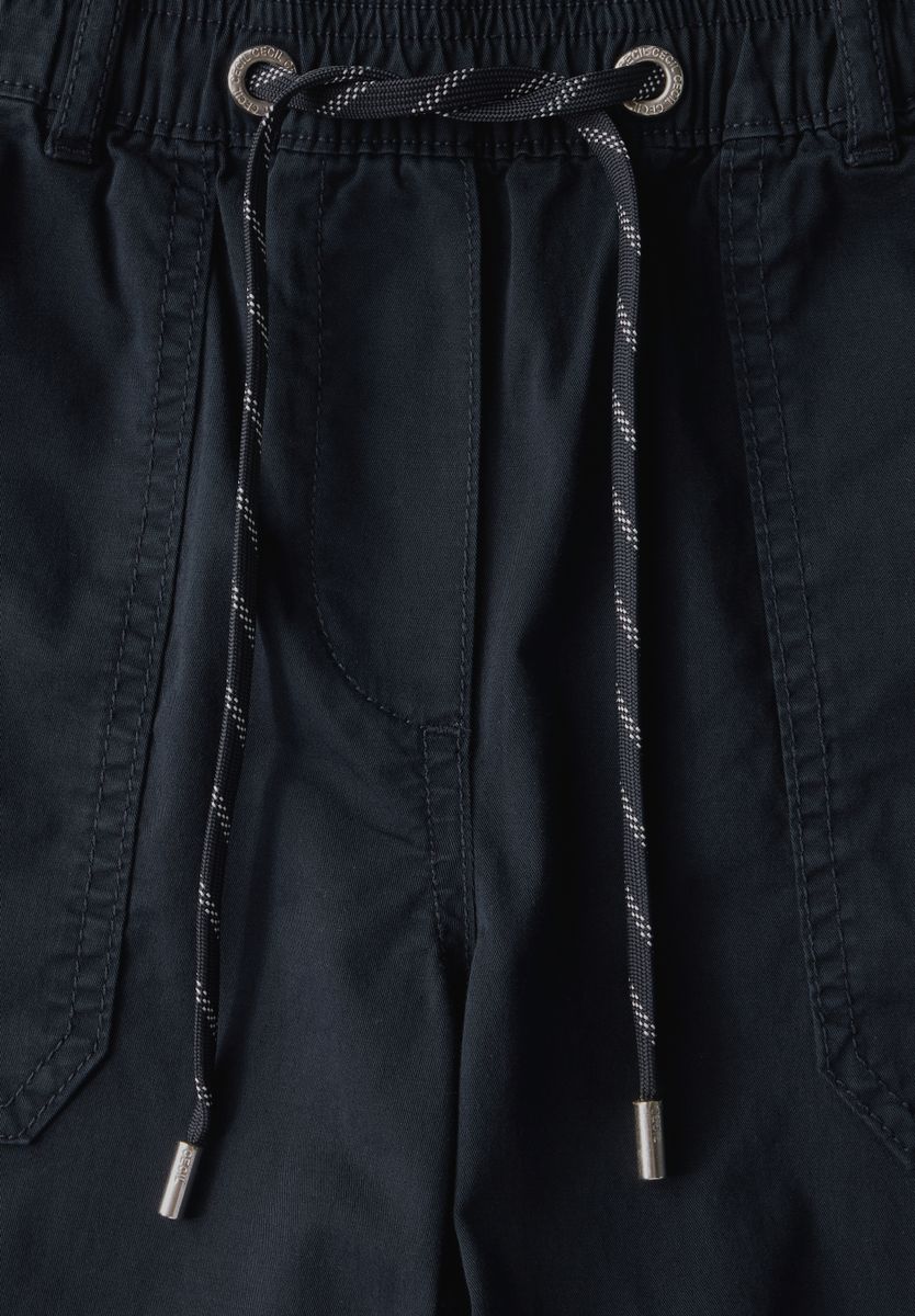 Twill Shorts im Washed-Look