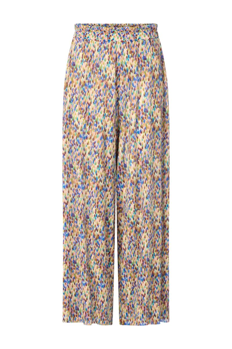 Printed Crinkle Pants