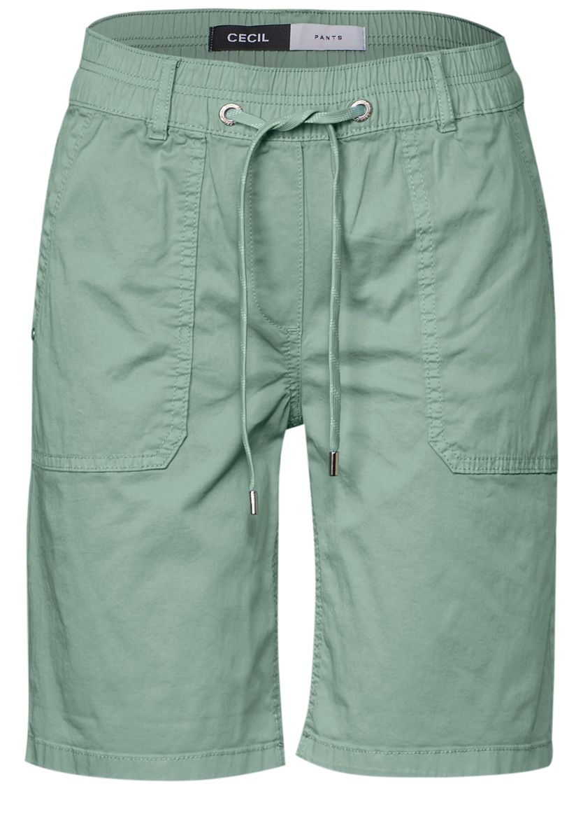 Twill Shorts im Washed-Look
