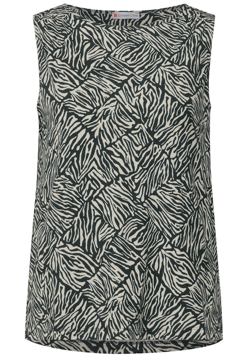Gemustertes Basic Top
