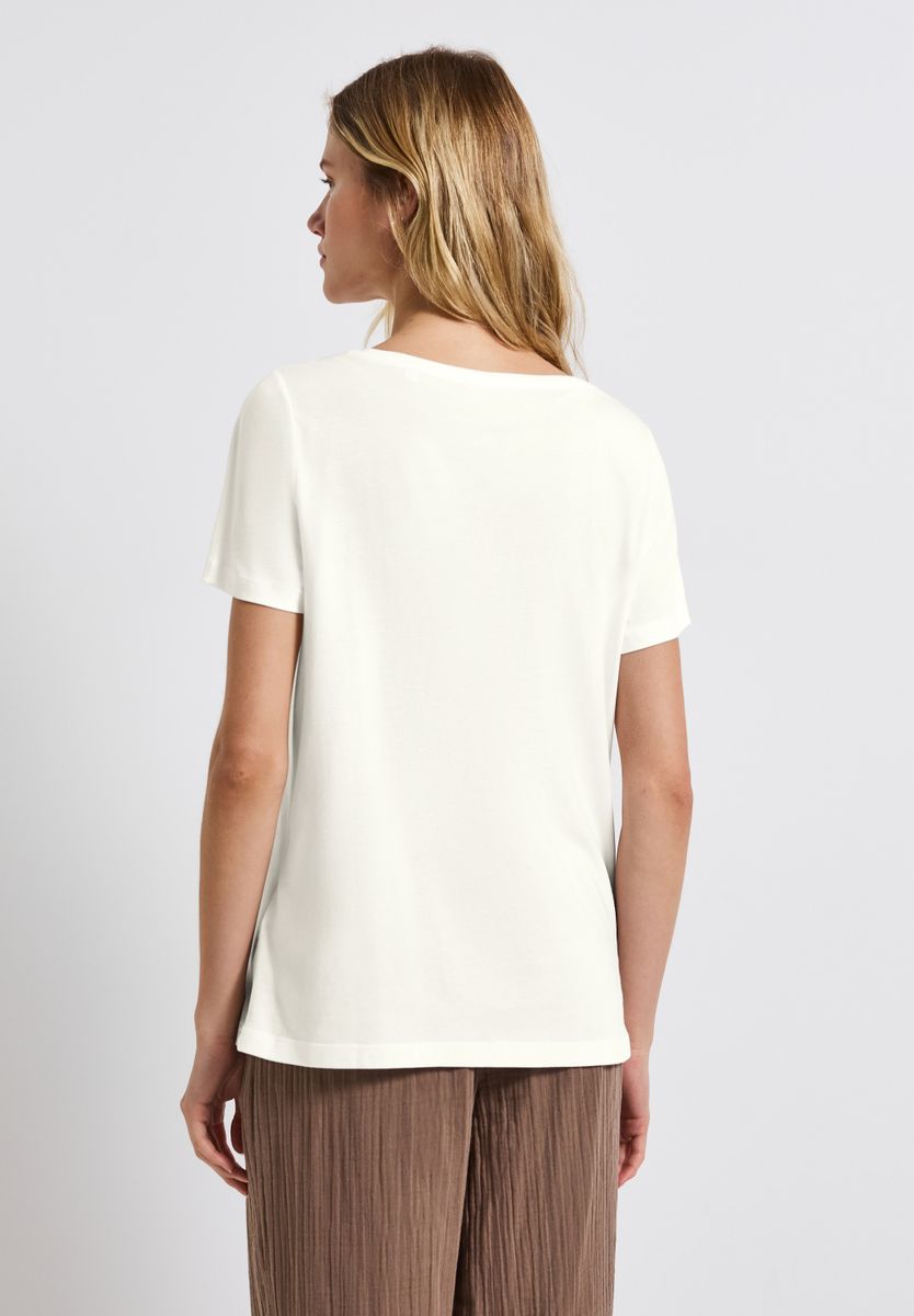 T-Shirt mit Wording Print