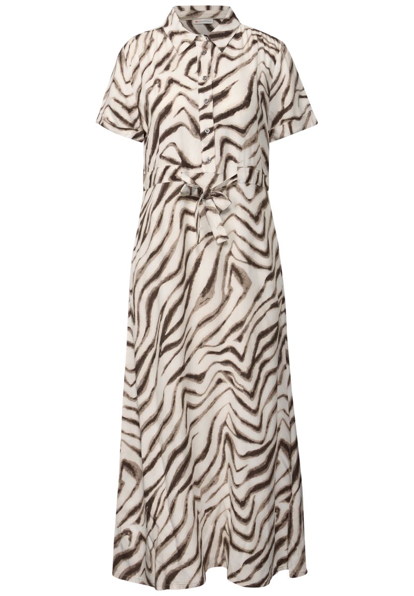 Gemustertes Blusenkleid