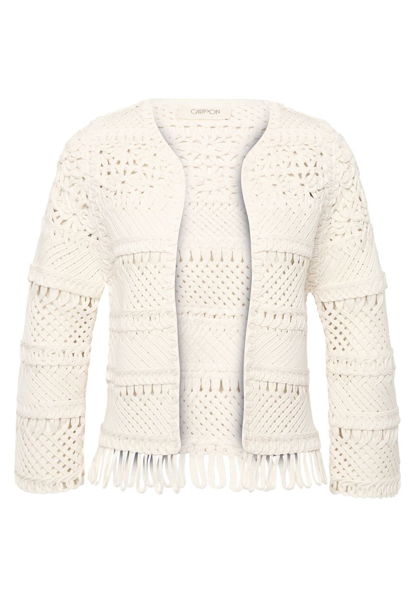 Casual-Strickjacke