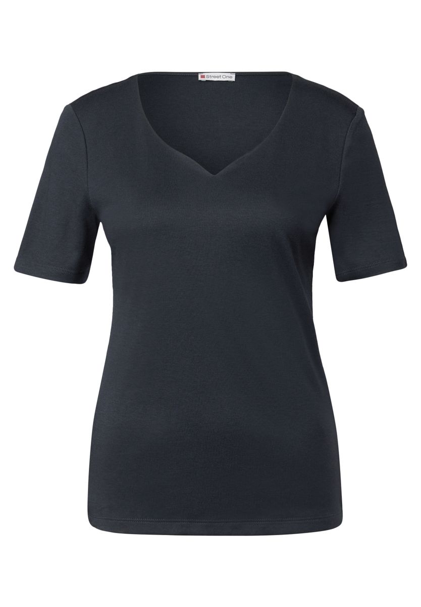 T-Shirt mit Herzausschnitt