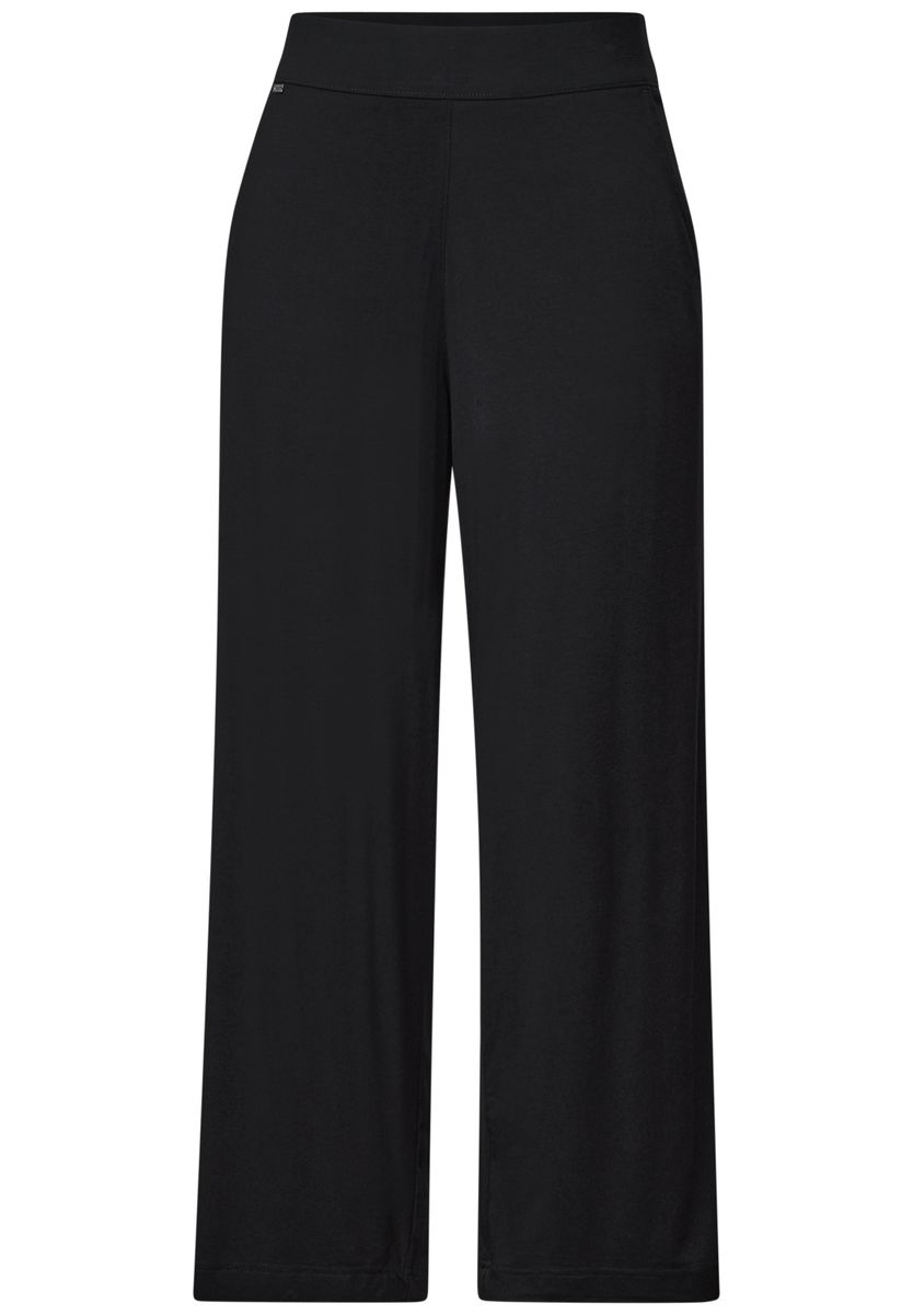 Wide Leg Jersey-Hose