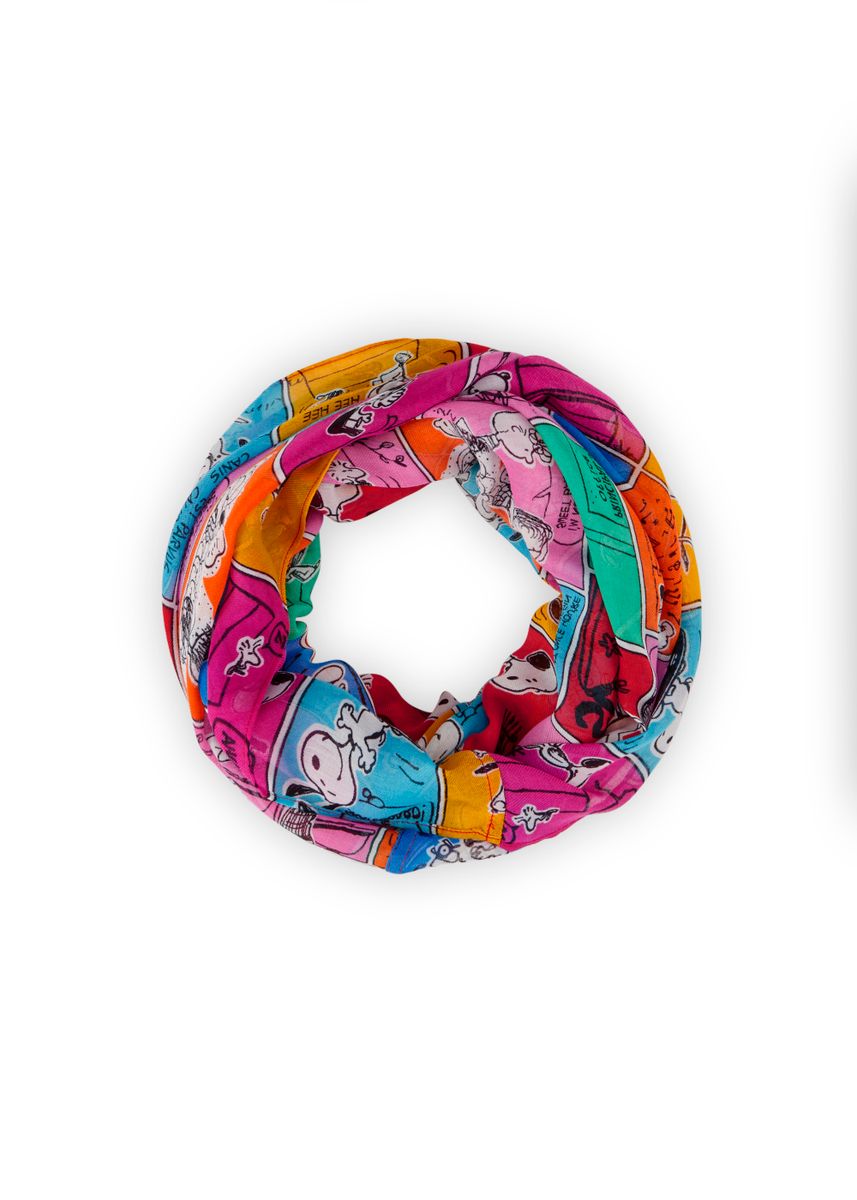 Peanuts Loop aus recyceltem Polyester mit Comic-Motiven