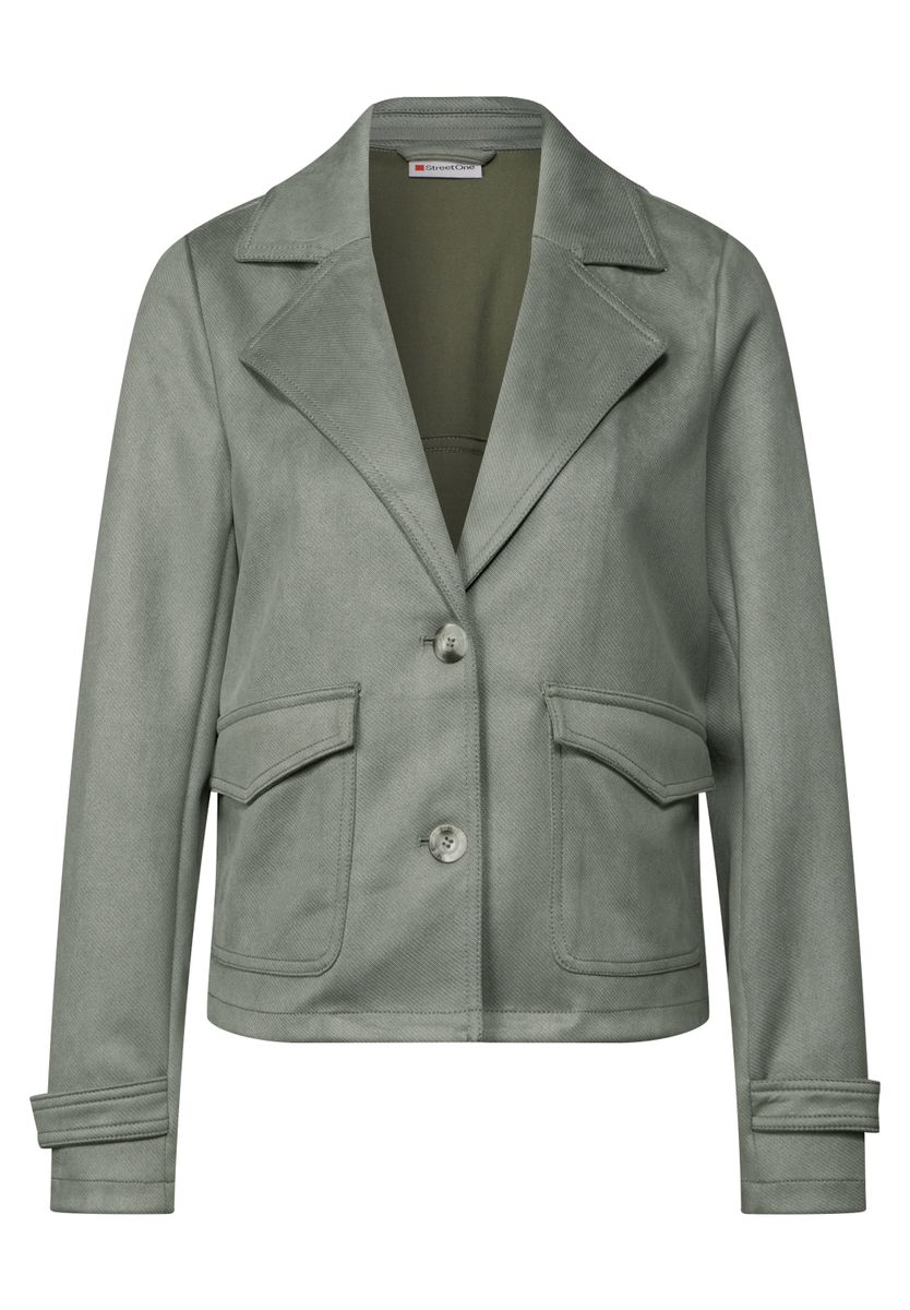 Velours Jacke