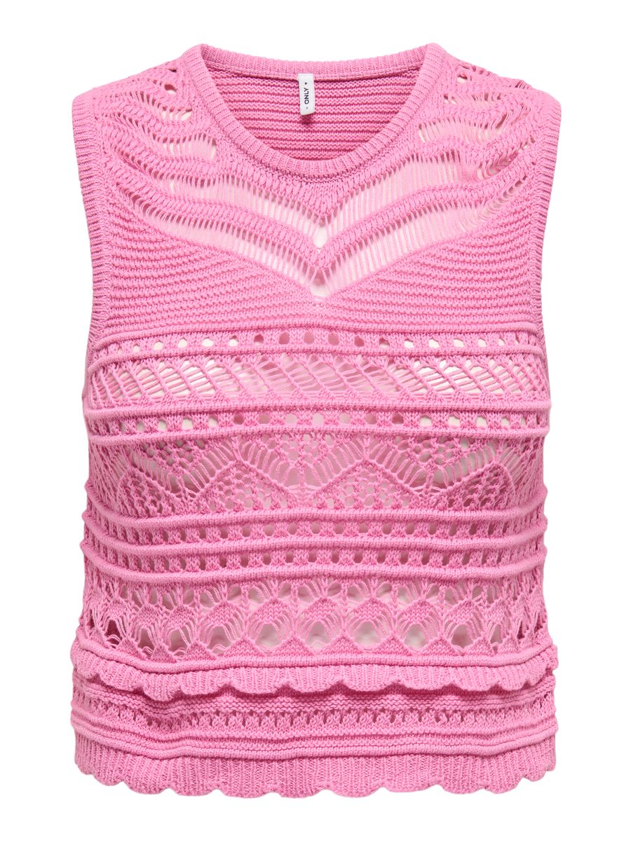 ONLPAULA SL O-NECK TOP KNT