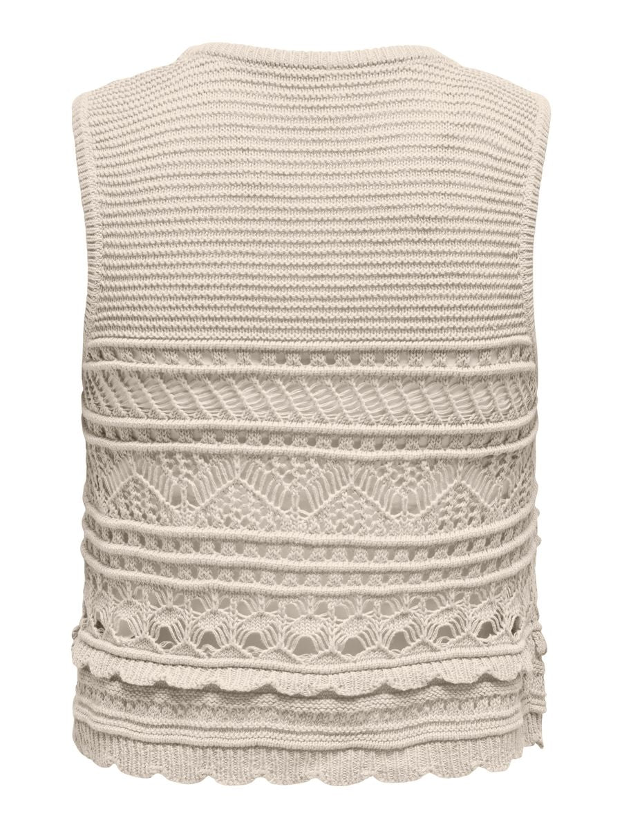 ONLPAULA SL O-NECK TOP KNT