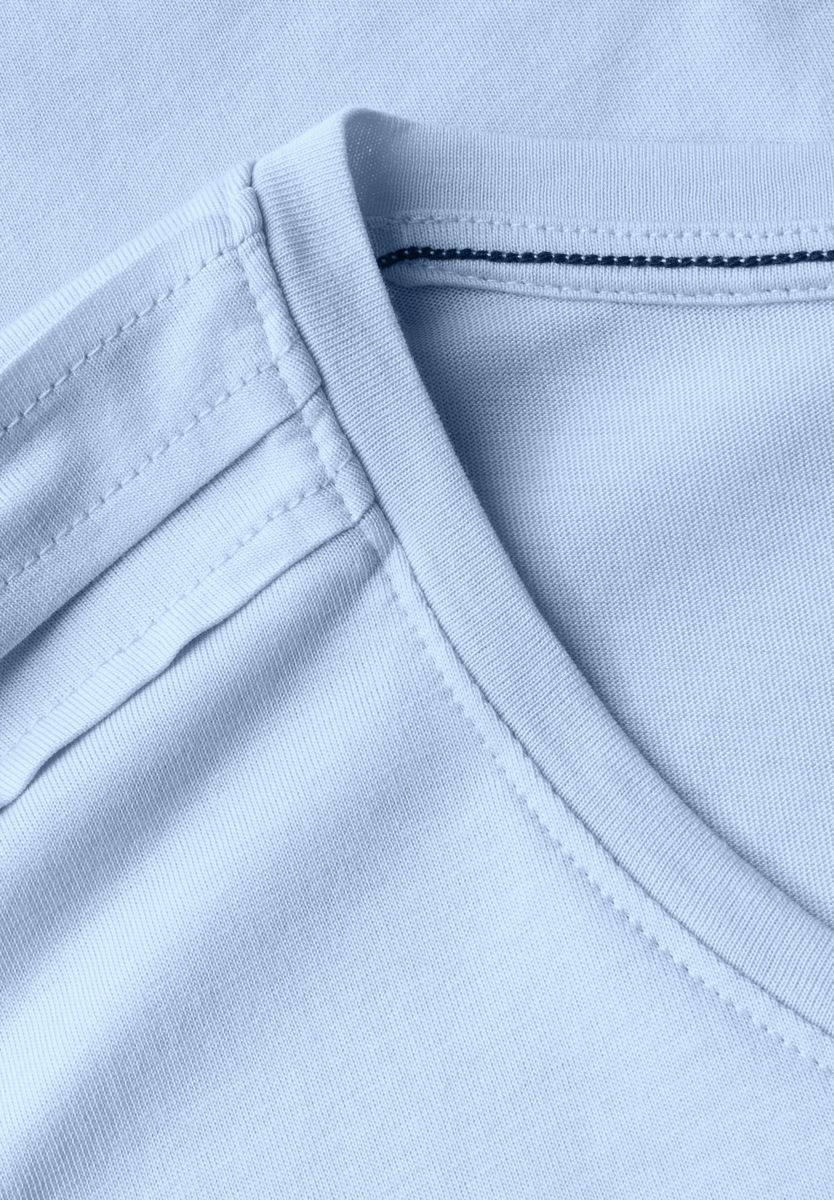 Shirt in Unifarbe