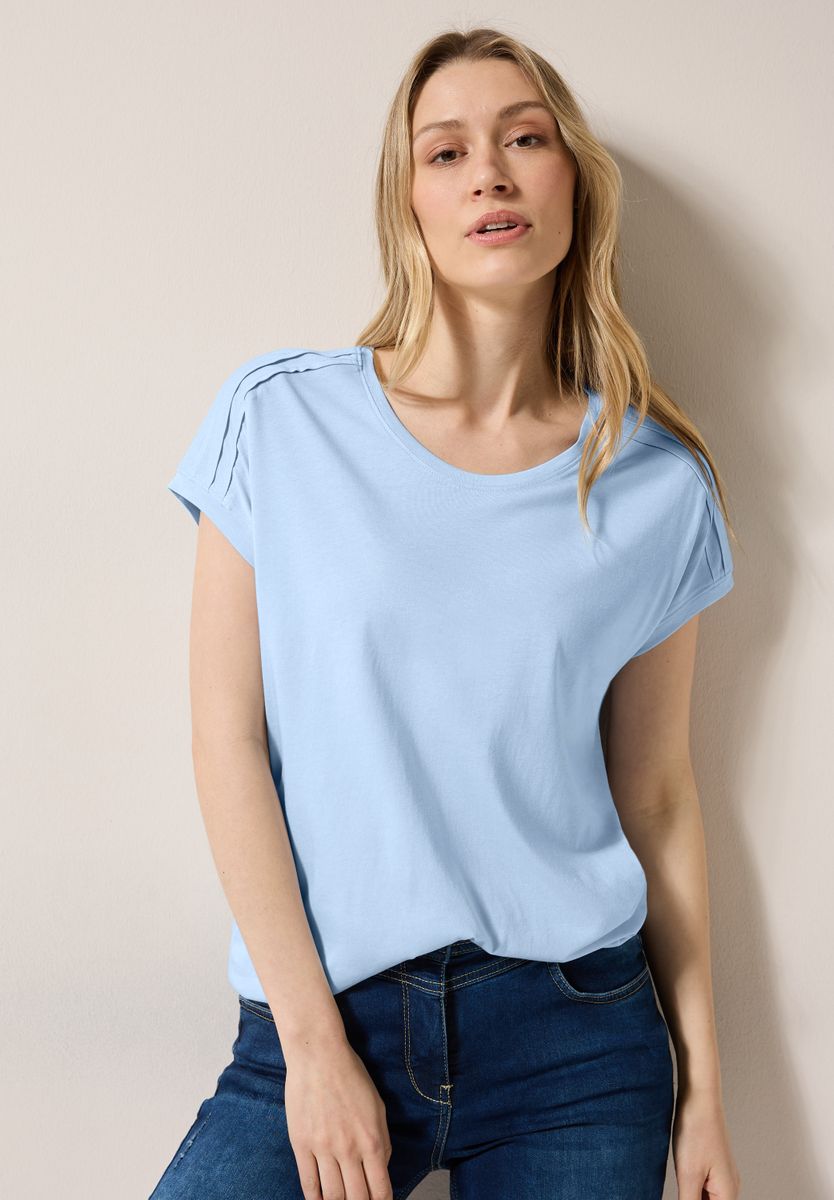 Shirt in Unifarbe