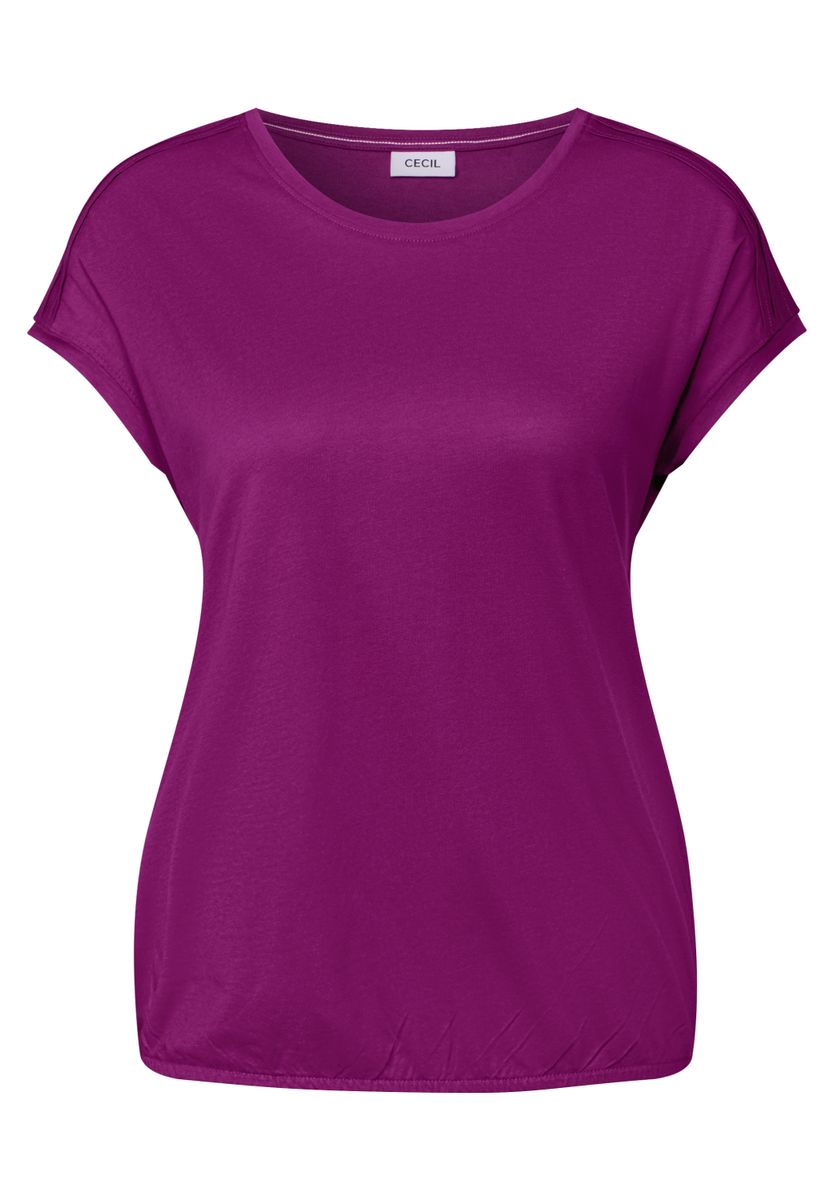 Shirt in Unifarbe