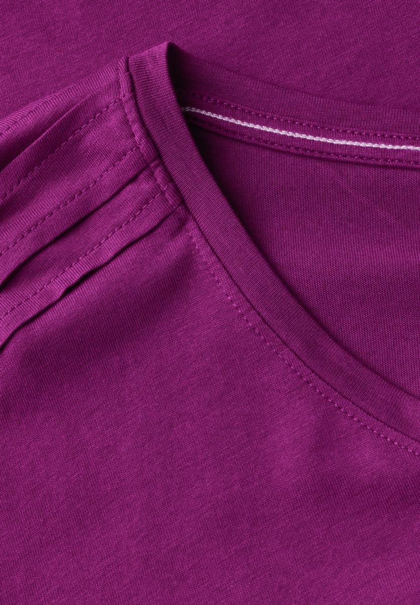 Shirt in Unifarbe