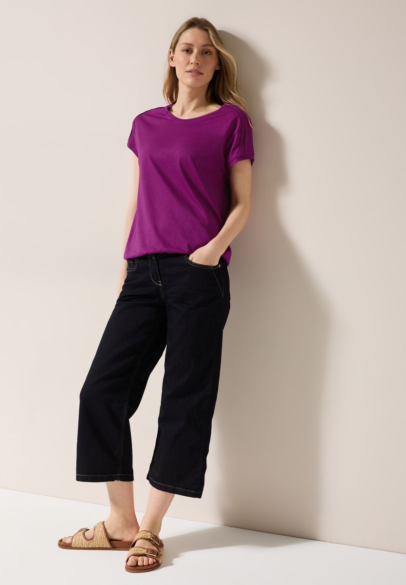 Shirt in Unifarbe