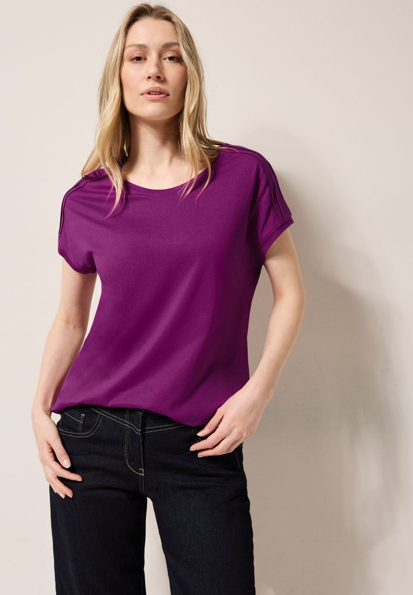 Shirt in Unifarbe