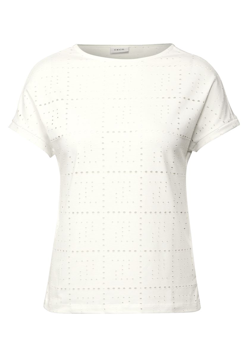 T-Shirt mit Lochmuster
