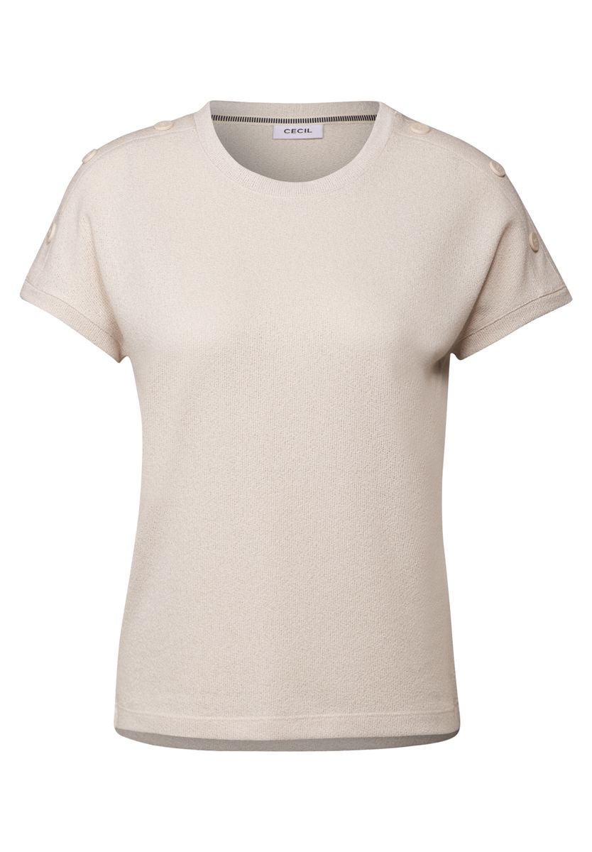 Strukturshirt mit Knöpfen