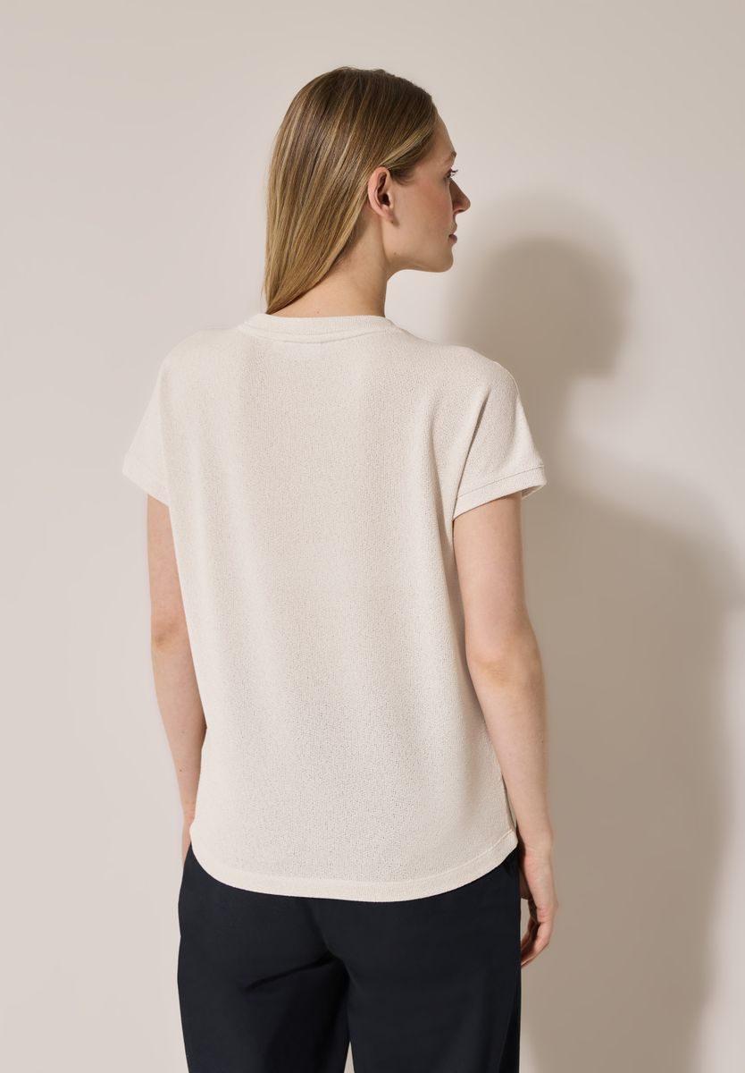Strukturshirt mit Knöpfen