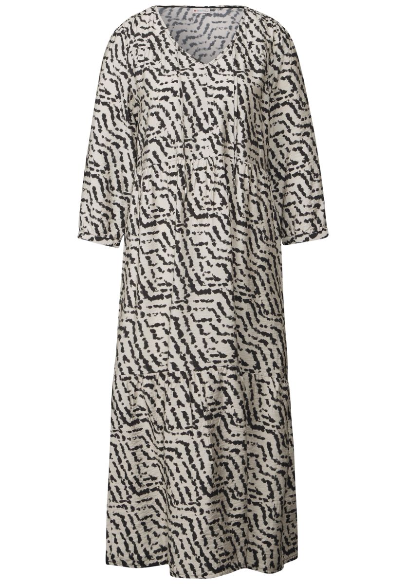 Tunika-Kleid mit Volants