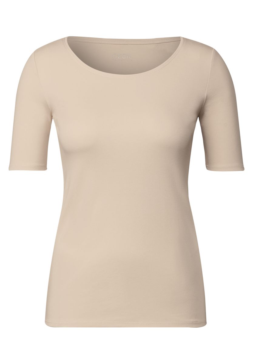 T-Shirt in Unifarbe