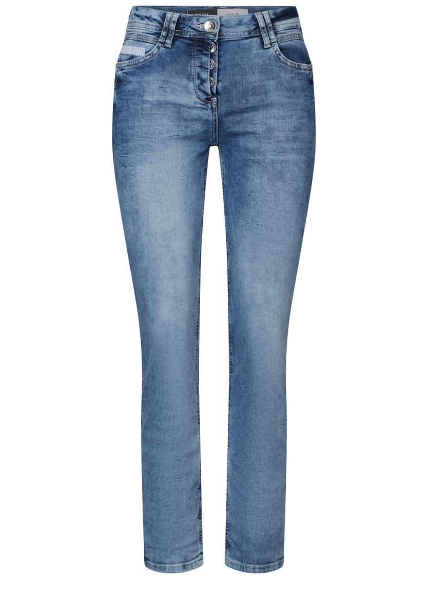 Jeans mit Turn-Up Detail