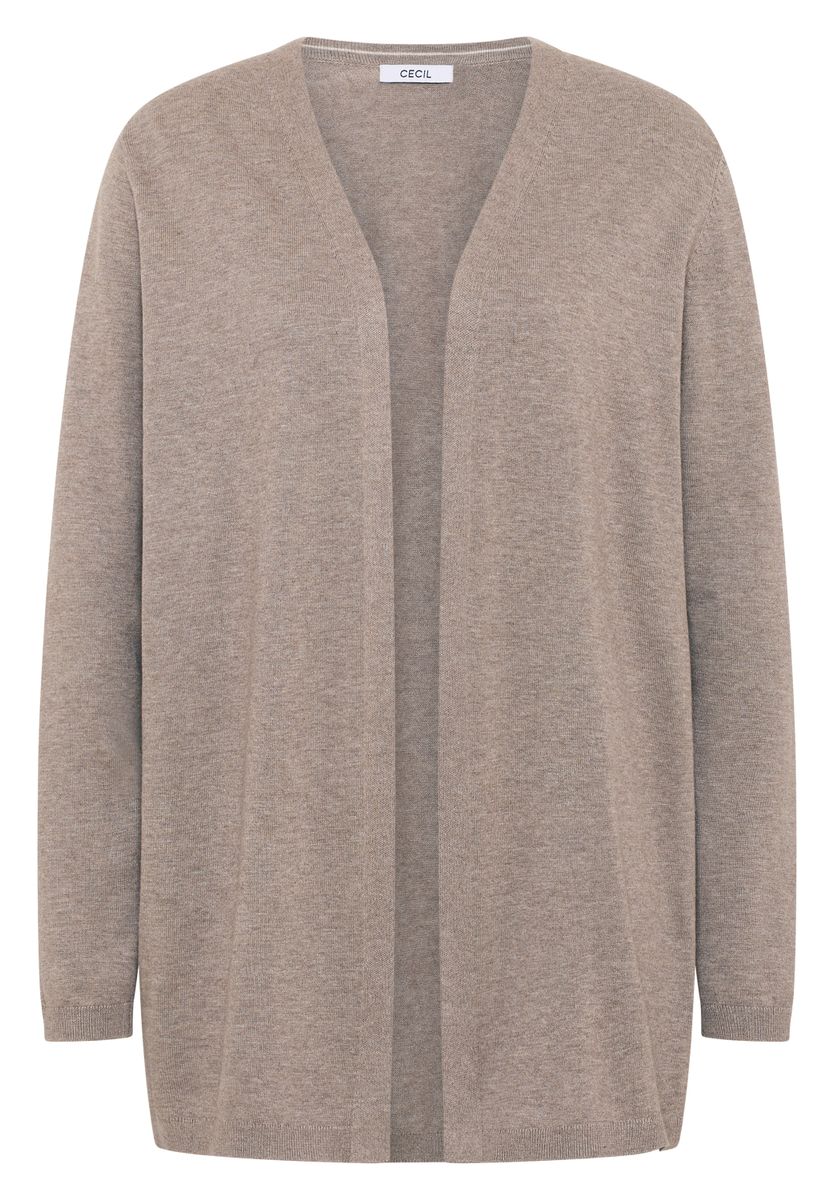 Offene Strickjacke