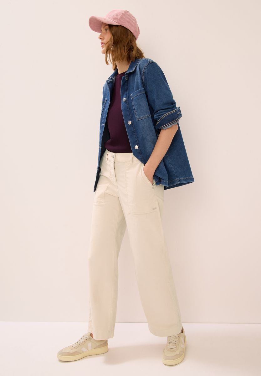 Wide Leg Cordhose