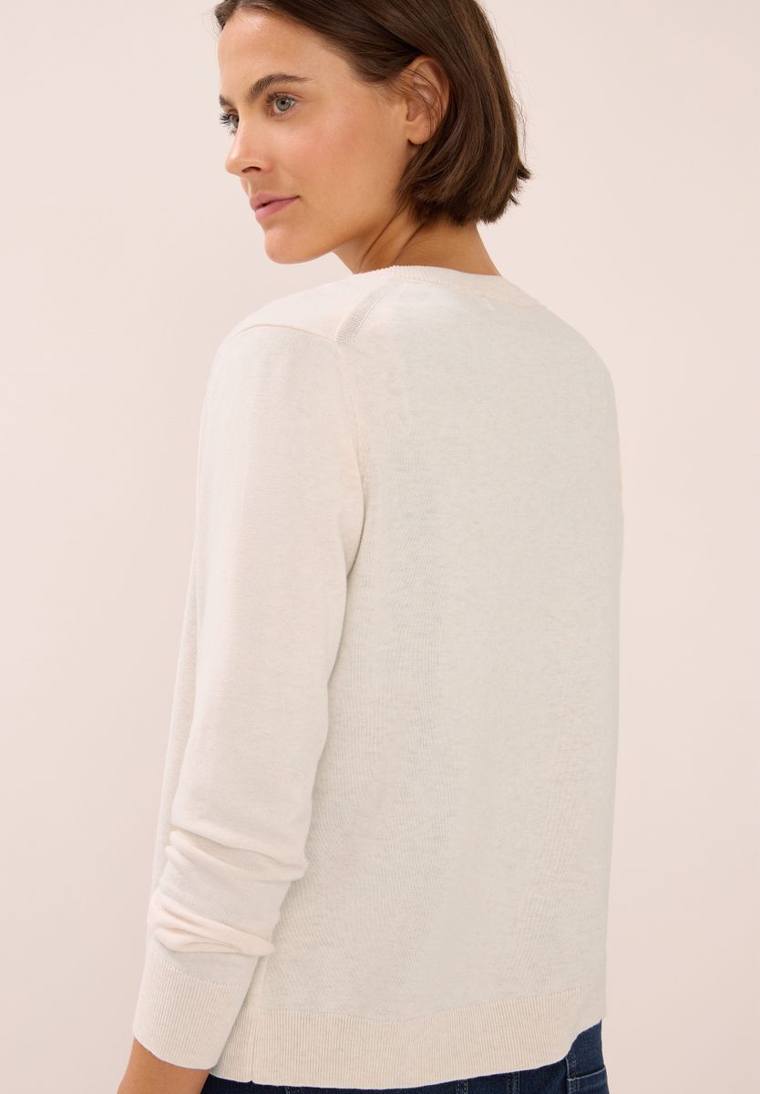 Strickjacke mit Knopfleiste