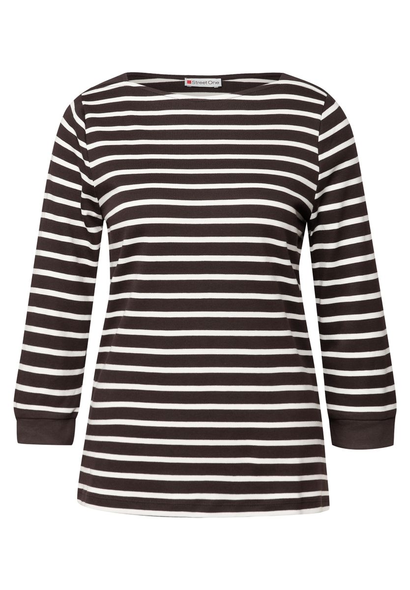Gestreiftes Basic Shirt
